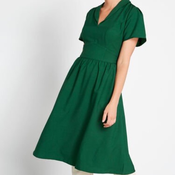 Modcloth Dresses & Skirts - ModCloth Lively Identity green dress